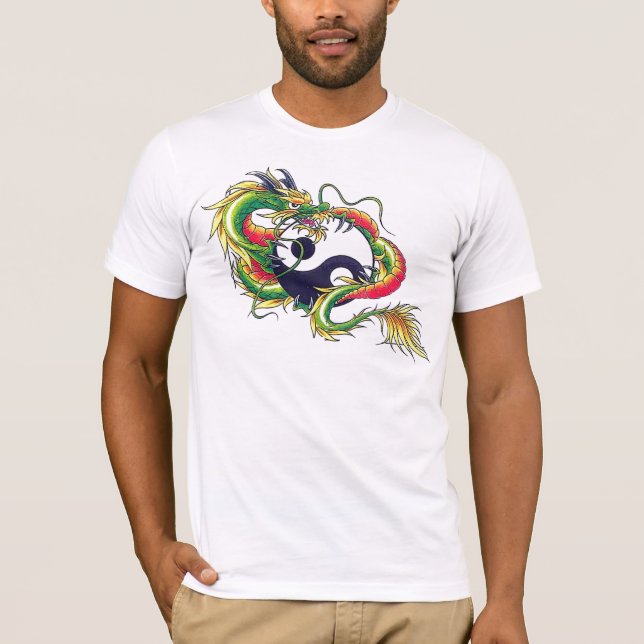 CAMISETA DRAGÃO YIN YANG (Frente)