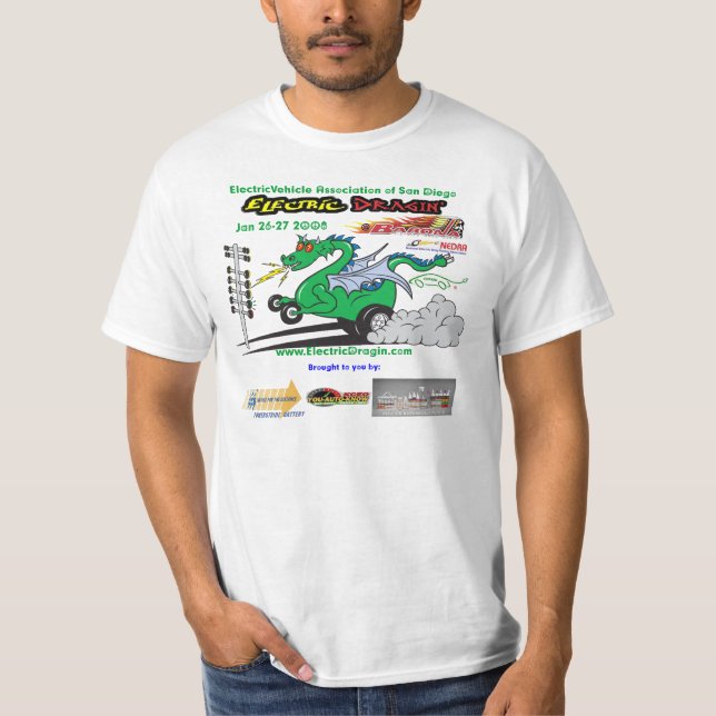 Camiseta Dragin elétrico (Frente)