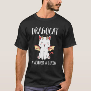 Camiseta Dragocat Im Na Verdade Um Dragão - Gráfico De Gato