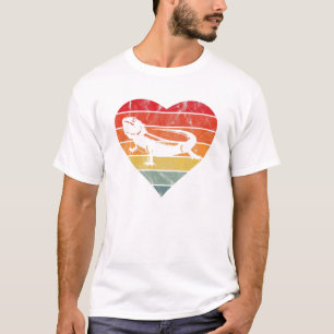 Camiseta Dragões Cardíacos Vintage Retro Sunset Pet Liz