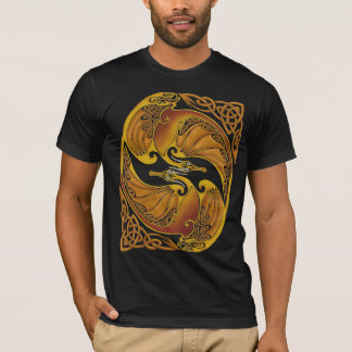 Camiseta Dragões celtas decorativos