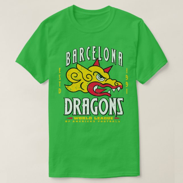 Camiseta Dragões de Barcelona (Frente do Design)