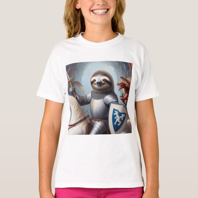 Camiseta Dragões de Combate de Lloth Knight (Frente)