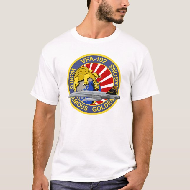 Camiseta Dragões do ouro VFA-192 (Frente)