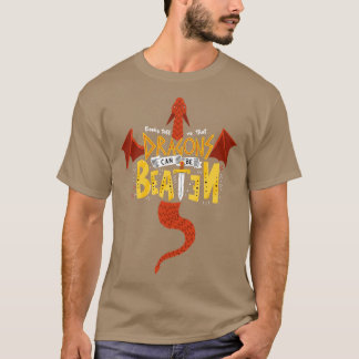 Camiseta Dragões podem ser espancados