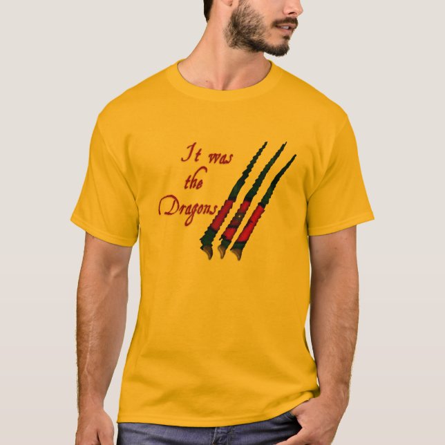 Camiseta Dragões são o último desculpa (Frente)