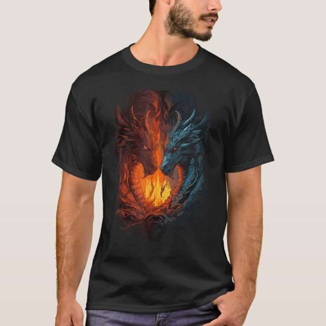 Camiseta Dragões se enfrentam (Frente)
