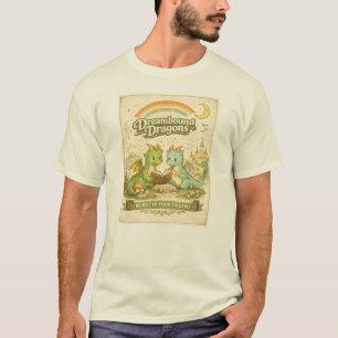Camiseta Dragões Sonhadores Dragão Fantasia Fofo
