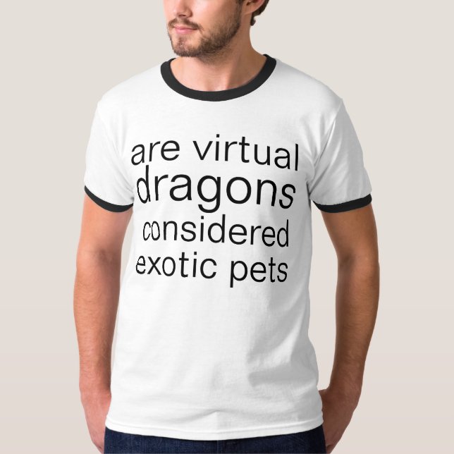 Camiseta dragões virtuais (Frente)