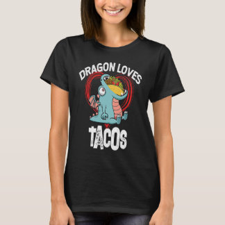 Camiseta Dragon Adora Tacos Cinco de Mayo Festa do Taco