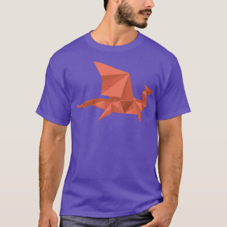 Camiseta Dragon Art origami