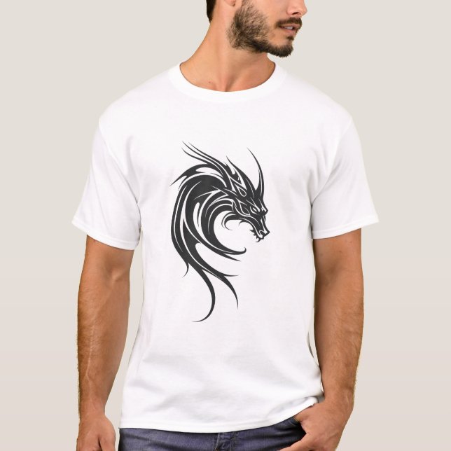 Camiseta Dragon Beast Creator Fantasy Legend Vetor Art (Frente)