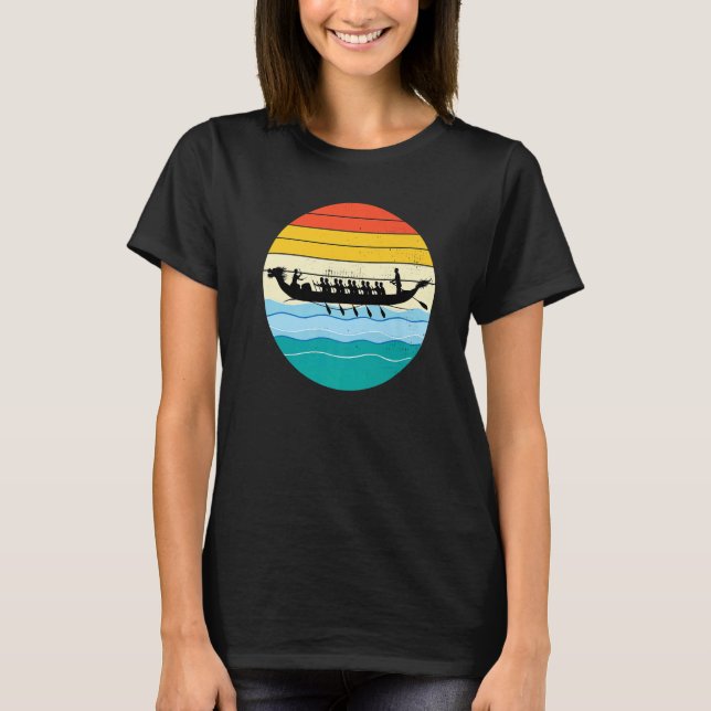 Camiseta Dragon Boat Festival Racing Crew Paddling Water Sp (Frente)