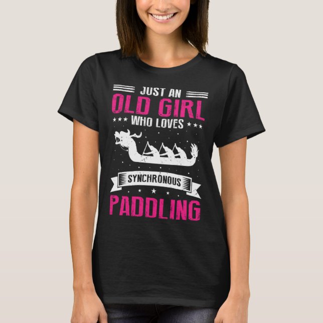 Camiseta Dragon Boat Paddling Desgin for Dragon Boat Racing (Frente)