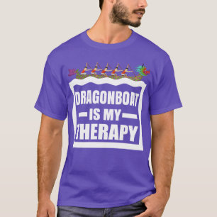 Camiseta Dragon Boat Racing é minha terapia Engraçado Drago