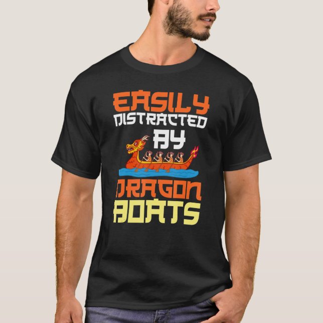Camiseta Dragon Boat Racing Festival Paddle Chinese Boating (Frente)