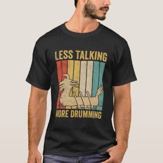 Camiseta Dragon Boat Racing Race Drummer Less Talking More