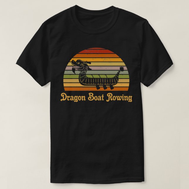 Camiseta Dragon Boat Rears Vintage (Frente do Design)