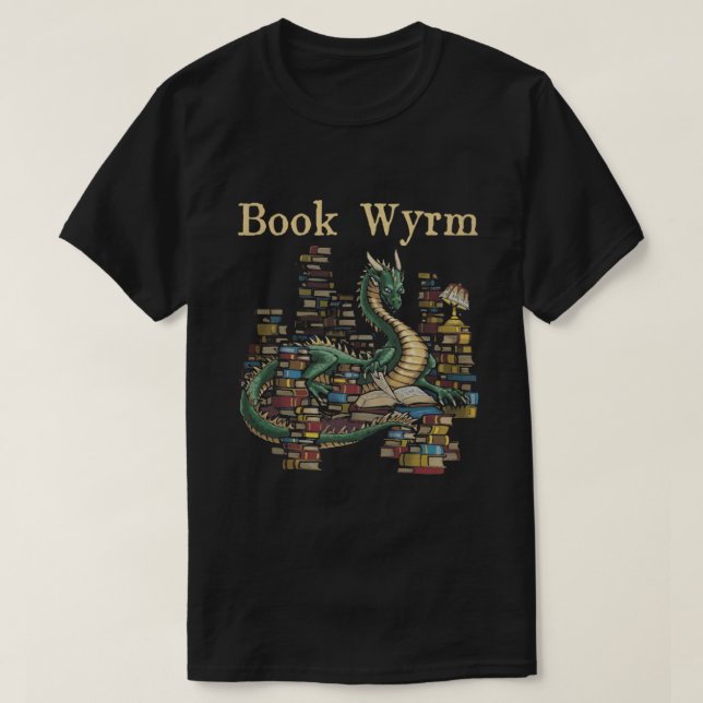 Camiseta Dragon BOOK WYRM (Frente do Design)