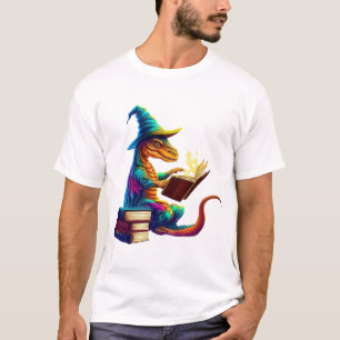 Camiseta Dragon Bookworm - Design do Lover da Fantasia Boni