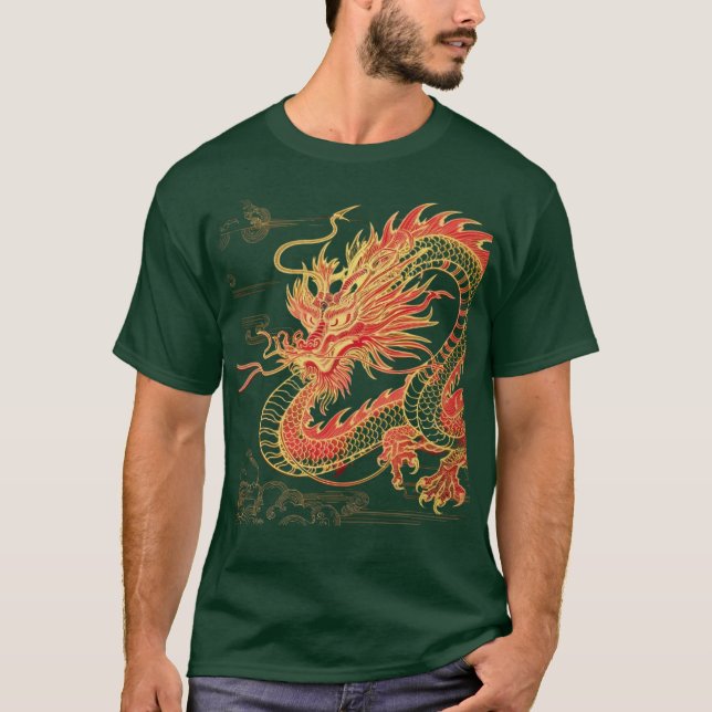 camiseta Dragón chino (Frente)
