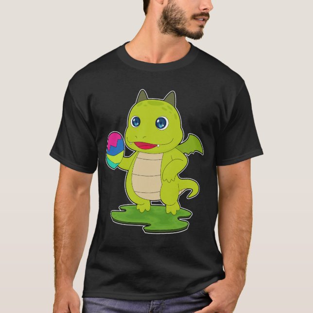 Camiseta Dragon Easter Easter egg (Frente)