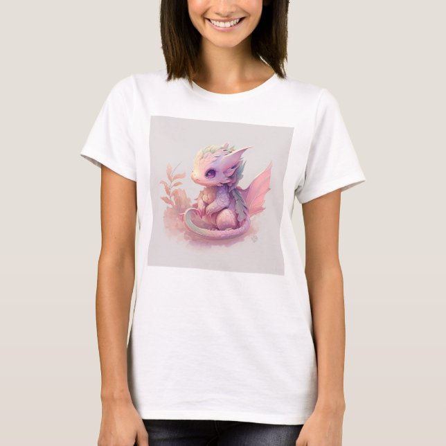 Camiseta Dragon Hatchling Kawaii Tee (Frente)