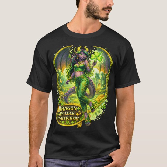 Camiseta Dragon My Luck Everywhere (Frente)