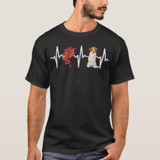 Camiseta Dragon Nederlandse Kooikerhondje Heartbeat Dog Lov