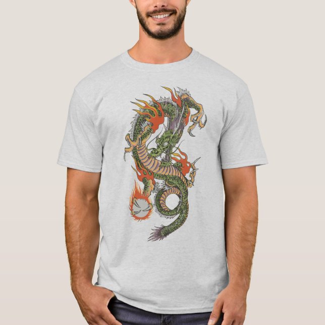Camiseta Dragon of Fire and Power (Frente)