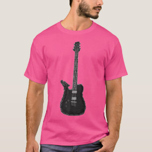 Camiseta Dragon Playing Rock Music Guitar Guitarist Band Ro