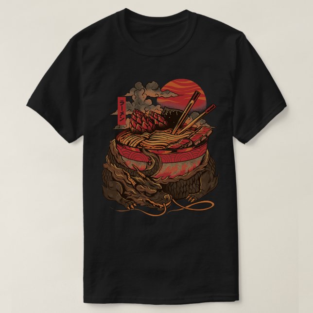 Camiseta Dragon Ramen (Frente do Design)
