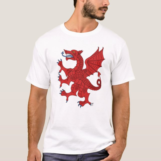 Camiseta Dragon Rampant Gules (Frente)