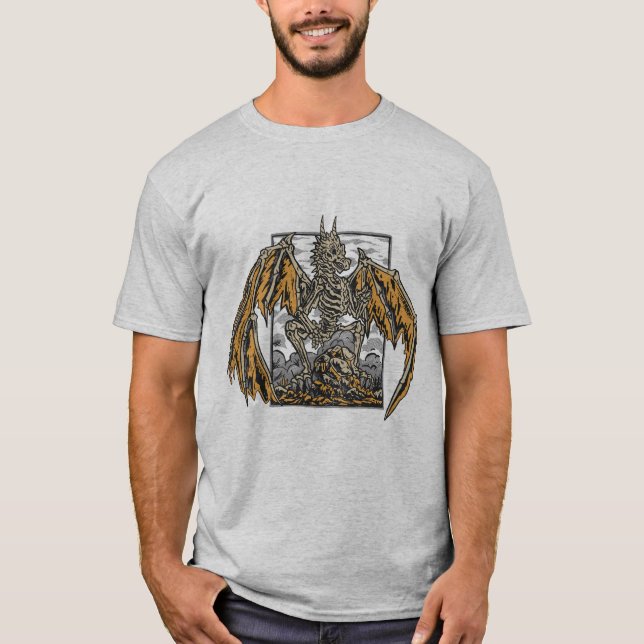 Camiseta Dragon Skeleton (Frente)