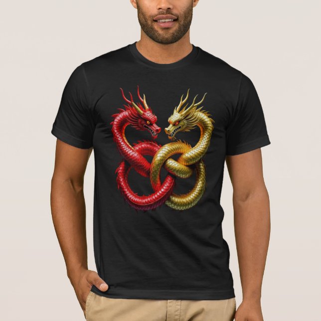 Camiseta Dragon Spirit Knotted Dragons (Frente)