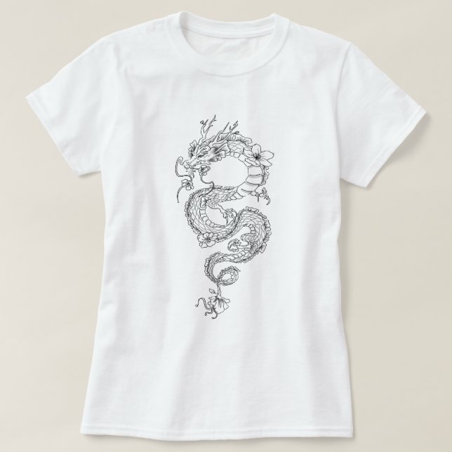 Camiseta Dragon T-shirt (Frente do Design)