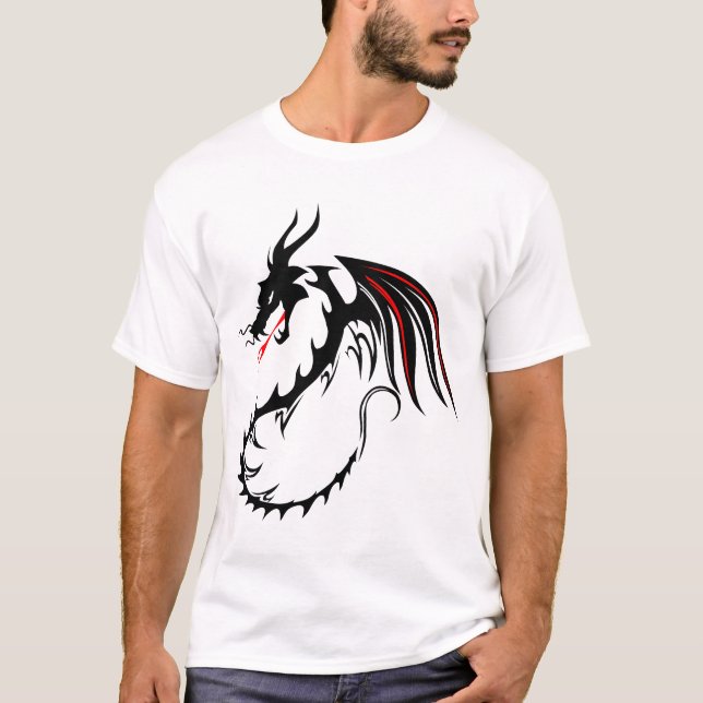 Camiseta dragon_tribal_tatouage_forme_2004_  (Frente)