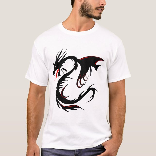Camiseta dragon_tribal_tatouage_forme_2004_ooooo_y (Frente)