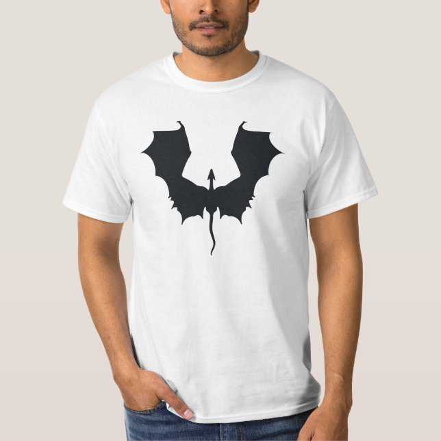 Camiseta Dragon Wings Fantasy T-Shirt (Frente)