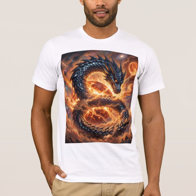 Camiseta Dragon World – The Realm of Fire and Magic´4 (Frente)