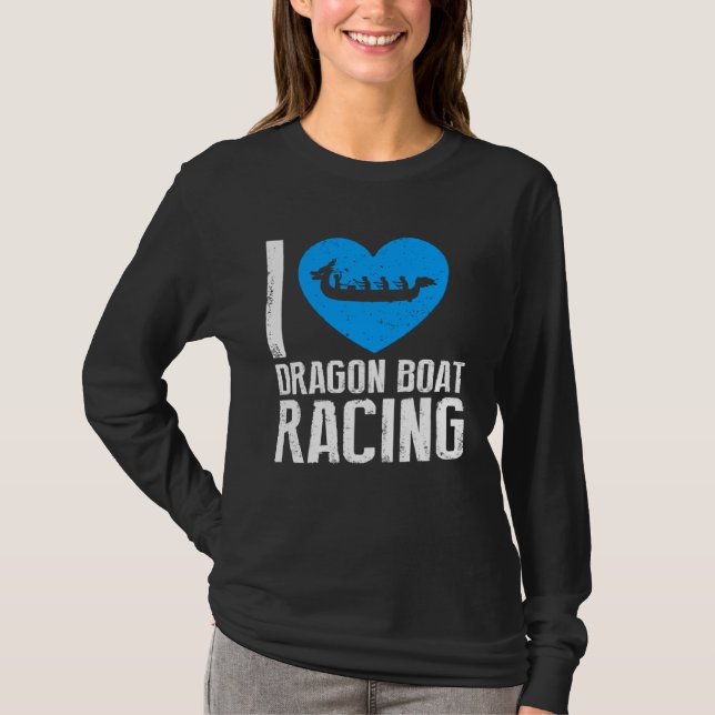 Camiseta Dragonboat Theme for Dragon Boat Paddlers  10 (Frente)