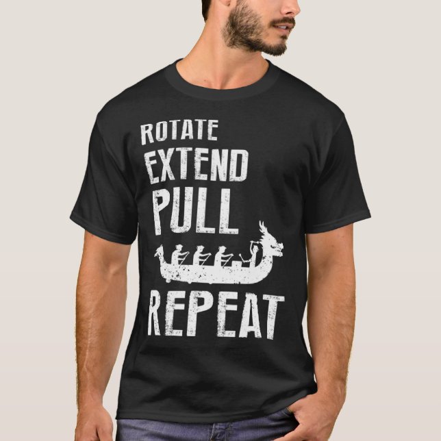 Camiseta Dragonboating Theme for Dragon Boat Paddling  16 (Frente)