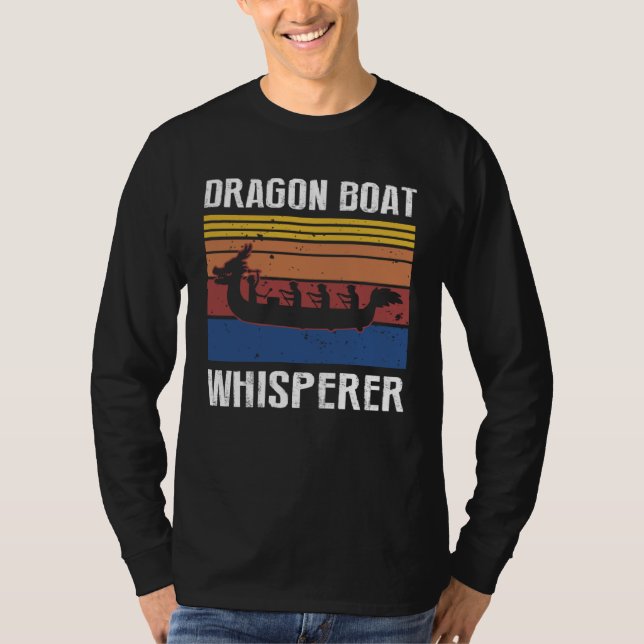 Camiseta Dragonboating Theme for Dragon Boat Paddling  18 (Frente)