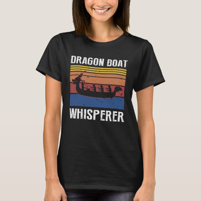 Camiseta Dragonboating Theme for Dragon Boat Paddling  18 (Frente)