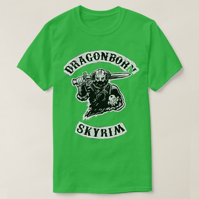 Camiseta Dragonborn K (Frente do Design)