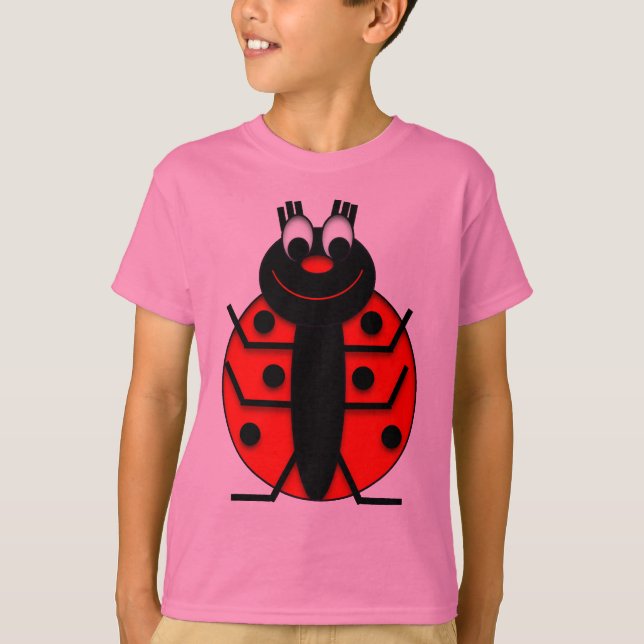 Camiseta DragonCats LIL Critters Lady Bug (Frente)