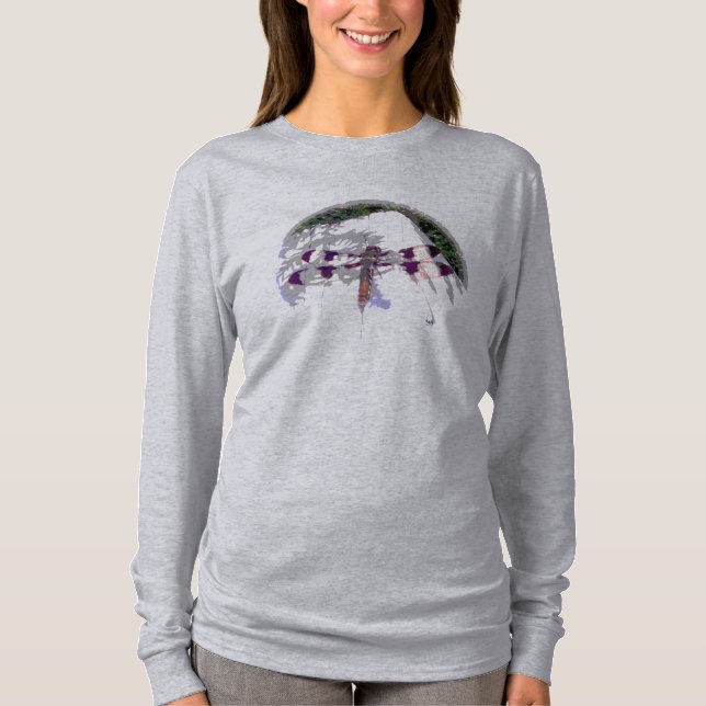Camiseta Dragonfly Abstrato (Frente)