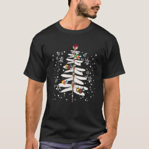 Camiseta Dragonfly Árvore de Natal Ornamento Espiritual Eng