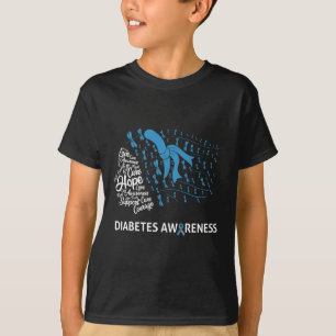 Camiseta Dragonfly Azul Tipo 1 Dia de Sensibilização para a