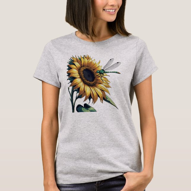 Camiseta DRAGONFLY EM SUNfLOWER (Frente)